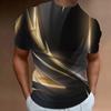 Magliette alla moda da uomo con stampa, top a maniche corte, estate casual street, maglietta girocollo, maglietta oversize da uomo, abbigliamento 3D, hot
