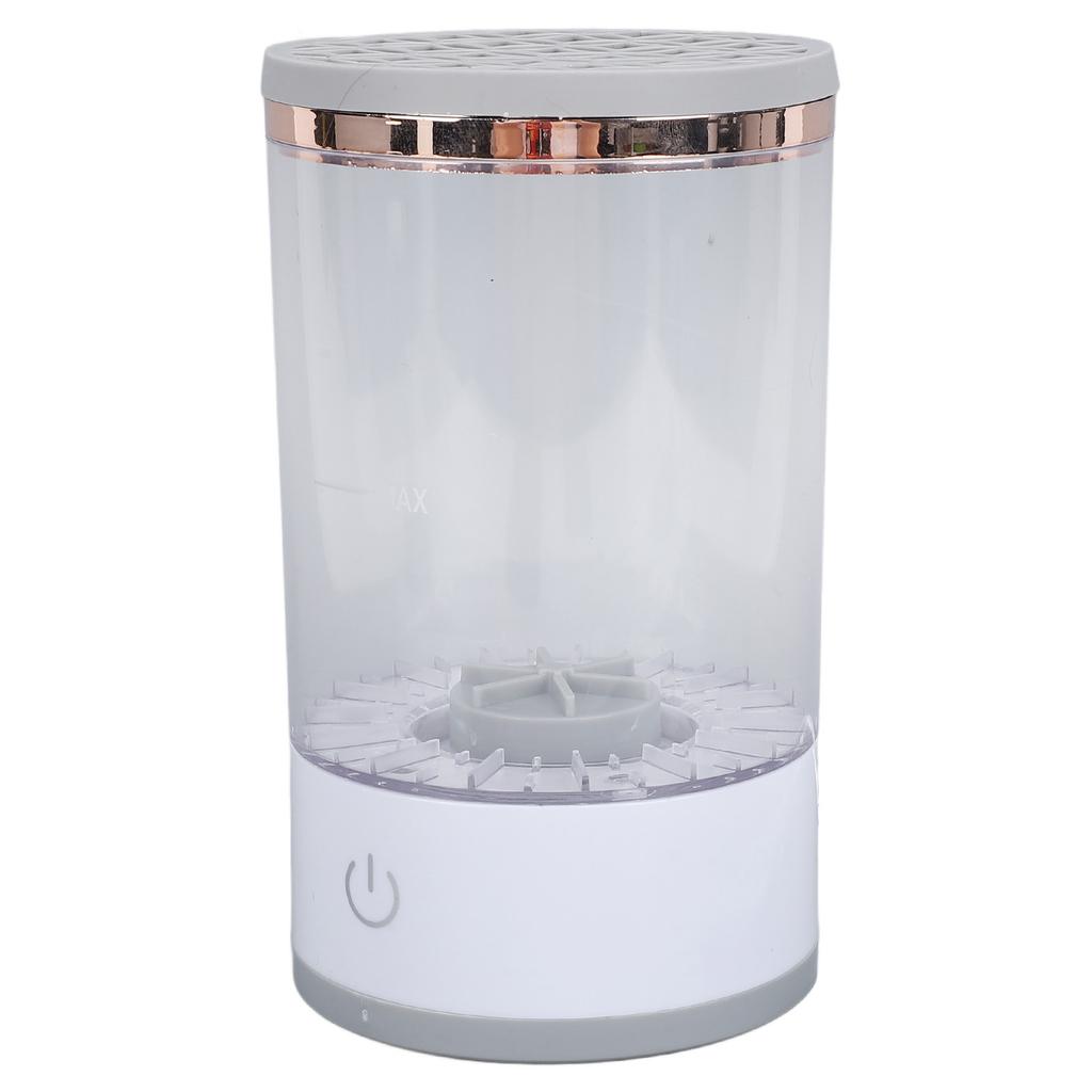 Electric Makeup Brush Cleaner Machine Automatic Spinning Transparent Cosmetic Brush Cleaner Machine for All Size Brush