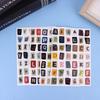 4Sheets Alphabet, Number & Symbol Label Stickers DIY Scrapbooking Journal Supplies for Students (Decorative Collage Base)