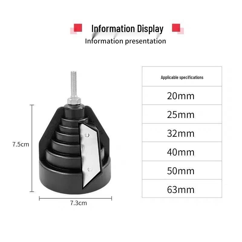 Rohr-Anfas- und Entgratungs-Reibahle - Verbessertes Kantenwerkzeug für PE/PP