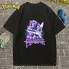 Pokémon Peripheral Ceruledge Cartoon Print T-shirt Men's and Women's Summer New Y2K Loose Casual Harajuku Short-sleeved Top