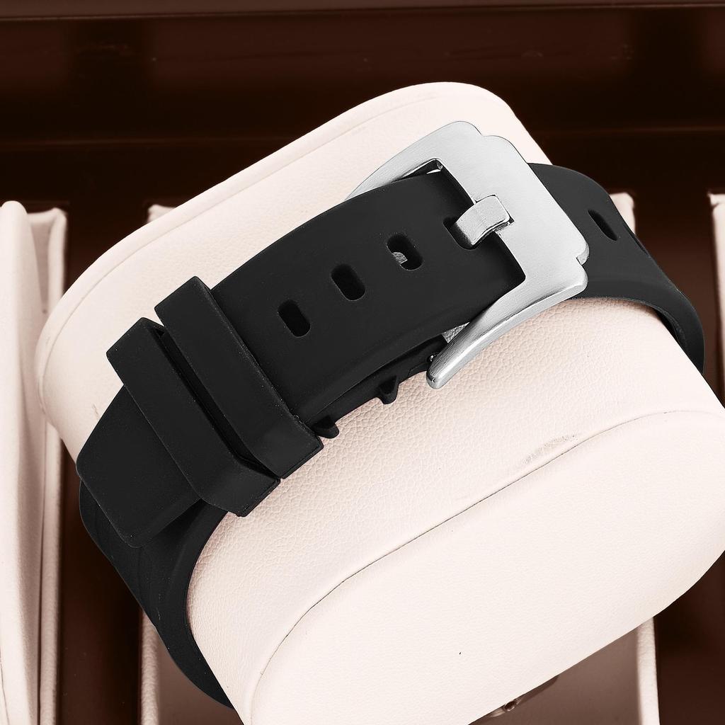 Luxury Men's Watch Chronograph Date Silicone Strap Male Clock Waterproof Luminous Quartz Fashion Sports Watches For Men