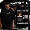 2025 Summer Rapper Dellafuente New Album 2025 Tour Cover 100 Pure Cotton Printed Tshirt Men Hip Hop Vintage Casual Tops Y2K