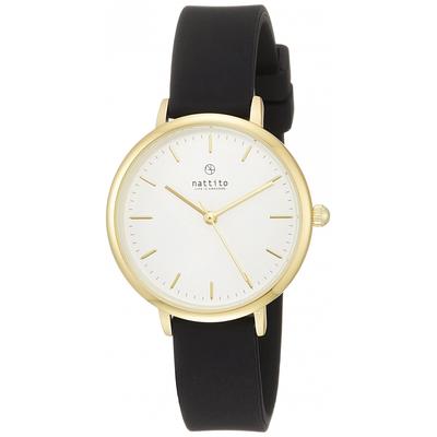 [Fieldwork] Watch Analog NF Soira Nickel Free Silicone Strap YM031-5 Women's Black
