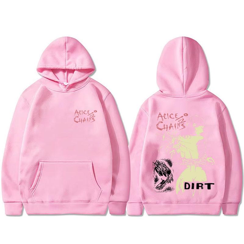

Худі з принтом рок-гурту 90-х Alice in Chains Dirt для чоловіків і жінок, готичний панк, оверсайз, з капюшоном, чоловіча мода, вінтажний спортивний костюм з капюшоном L