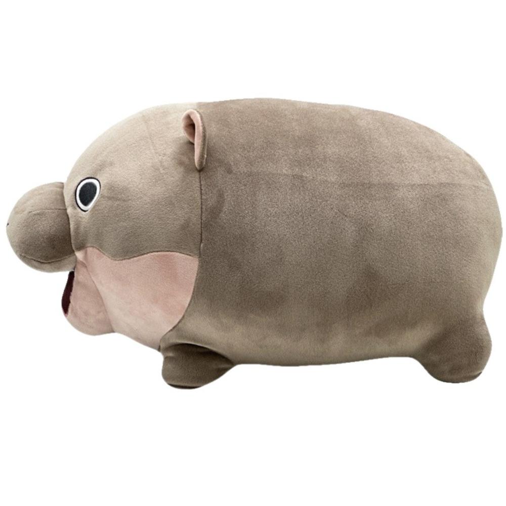 Sitting Posture Moo Deng Plush Toys The Bouncy Pig Pygmy Hippopotamus Pillow  Christmas Gift