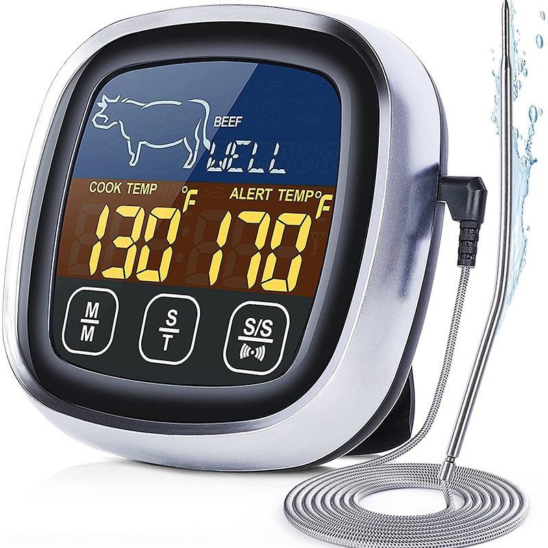Digital Meat Kitchen Thermometer Stainless Waterproof Meat Temperature Thermometre Probe Oven Cooking BBQ