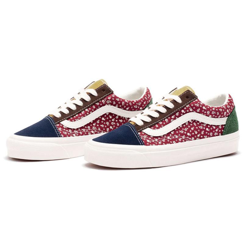 Vans Style 36 Lightweight Cozy Skateboarding Shoes Unisex Blue Green Red Vans VN0A4BVQ448