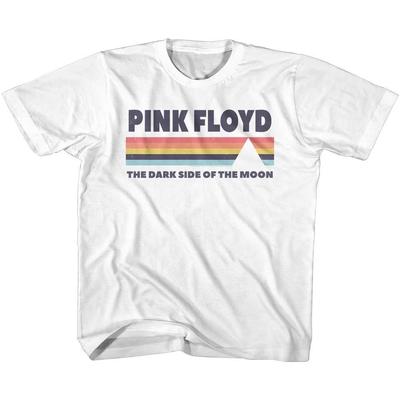 Růžová Floyd Prismová tričko Dark Side of The Moon Rocková kapela Chlapec Dívka Dětský top
