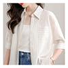 Navava Men S caSual Stripe Thin 5 Point Sleeve Shirt Nb2069