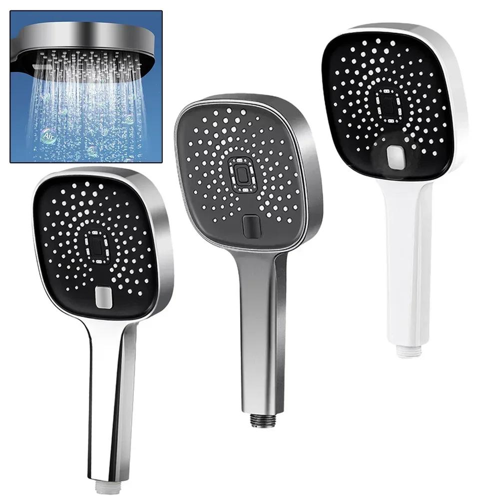 Hochdruck-Duschkopf, wassersparend, 4-Modi, Duschkopf, verstellbarer Wassersprüher, Duschkopf für Zuhause, Badezimmerzubehör