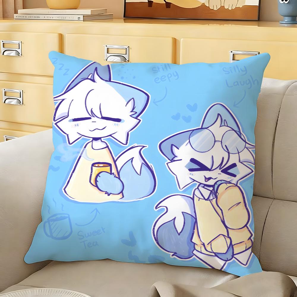 Boykisser Cushion Cover Soft Durable Reversible Pillow Cover Home Car MultiScene Daily Comfort Pillowcase