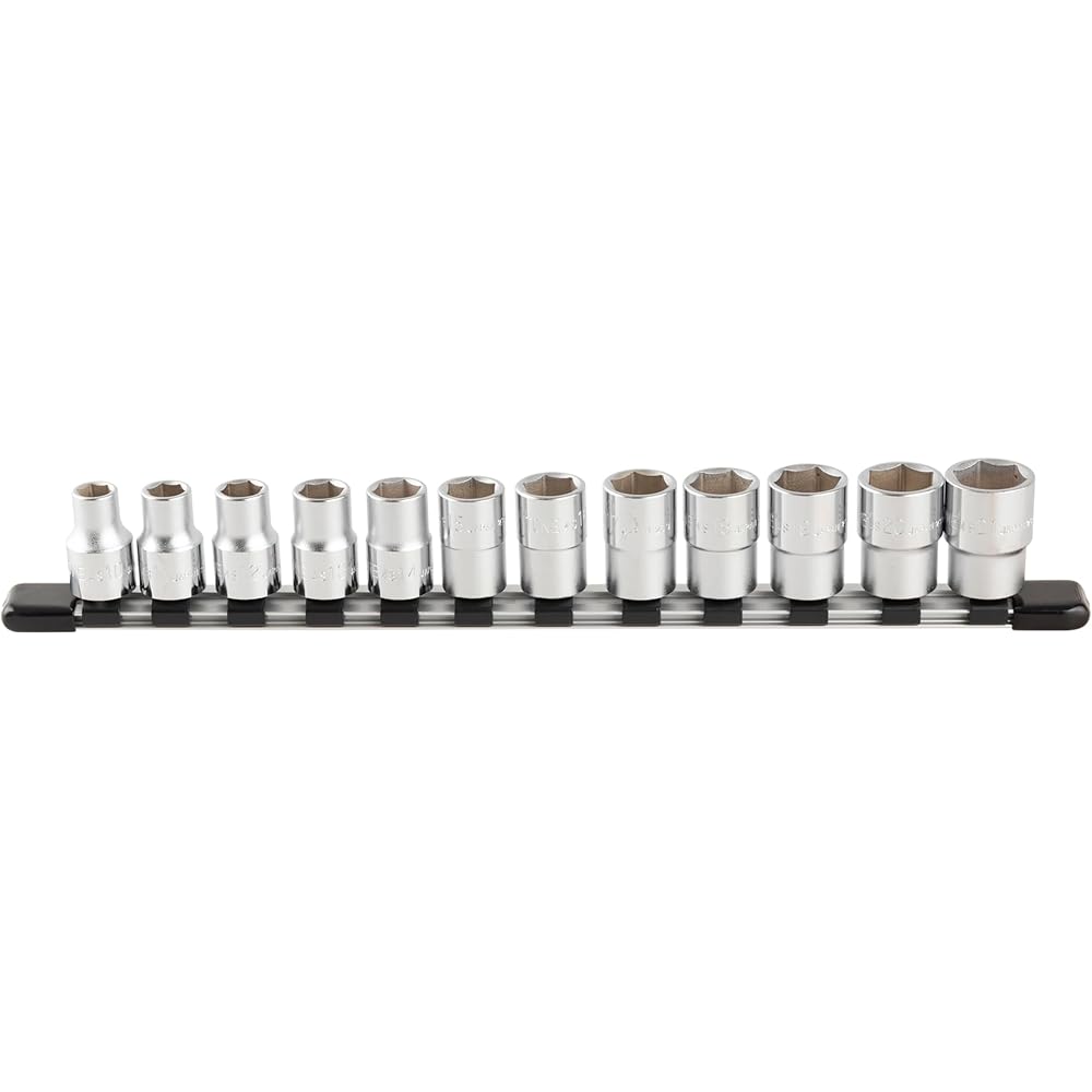 Tone Socket Set 12.7mm (1/2 ) with Holder 12 Pieces Hexagon Tools