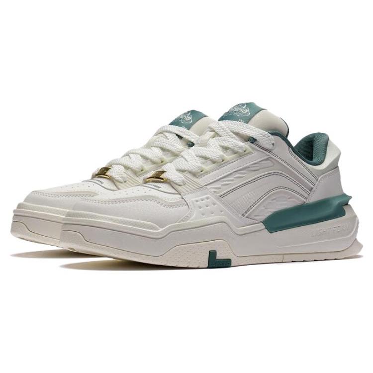 Li Ning Ginseng & Starlight Canchun Synthetic Leather Comfortable And Trendy Slip Resistant Abrasion Resistant Low top AGCS245-5