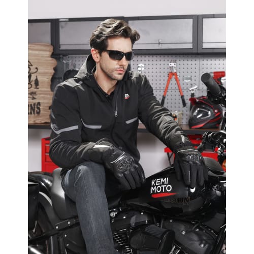 [Double Windproof] KEMIMOTO Motorcycle Gloves, Winter, Waterproof, Coldproof, Windproof, Motorcycle Gloves, Hard Protector, Shockproof, Compatible wit