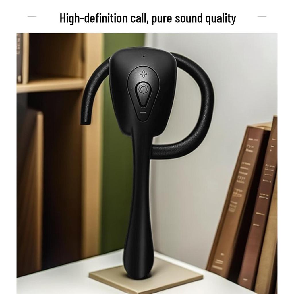 2025 Bluetooth In-Ear Earphones: Long Standby, Noise Reduction, Compact Ear-Hook Design for Drivers and Riders