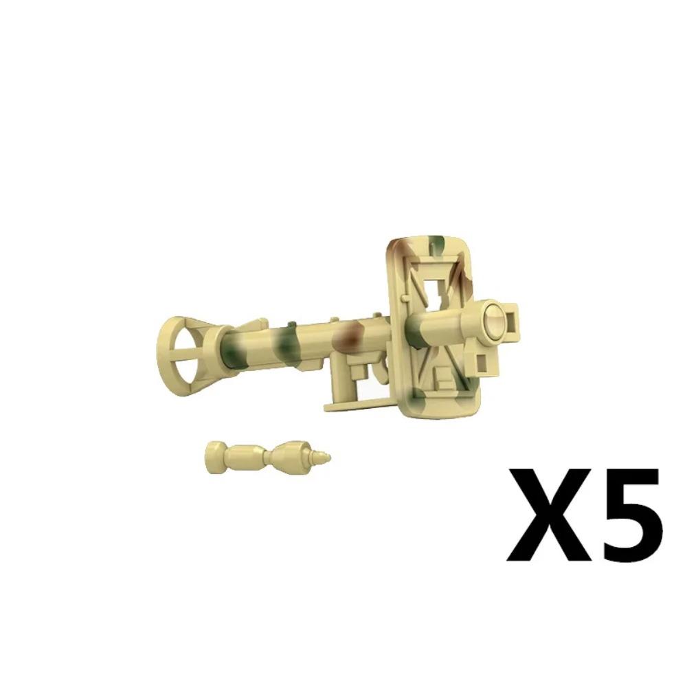 WW2 Military MOC Building Block Soldier Printed Weapon Case Rack Drone Bomb Disposal Mortar Gatling Maxine Gun DIY Toy Gift K046