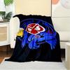 Anime Attack on Titan Eren Mikasa Cartoon Flannel Blanket,Warm and Cozy Soft Throw Blanket for Home Bedroom Bed Sofa Cover Kids