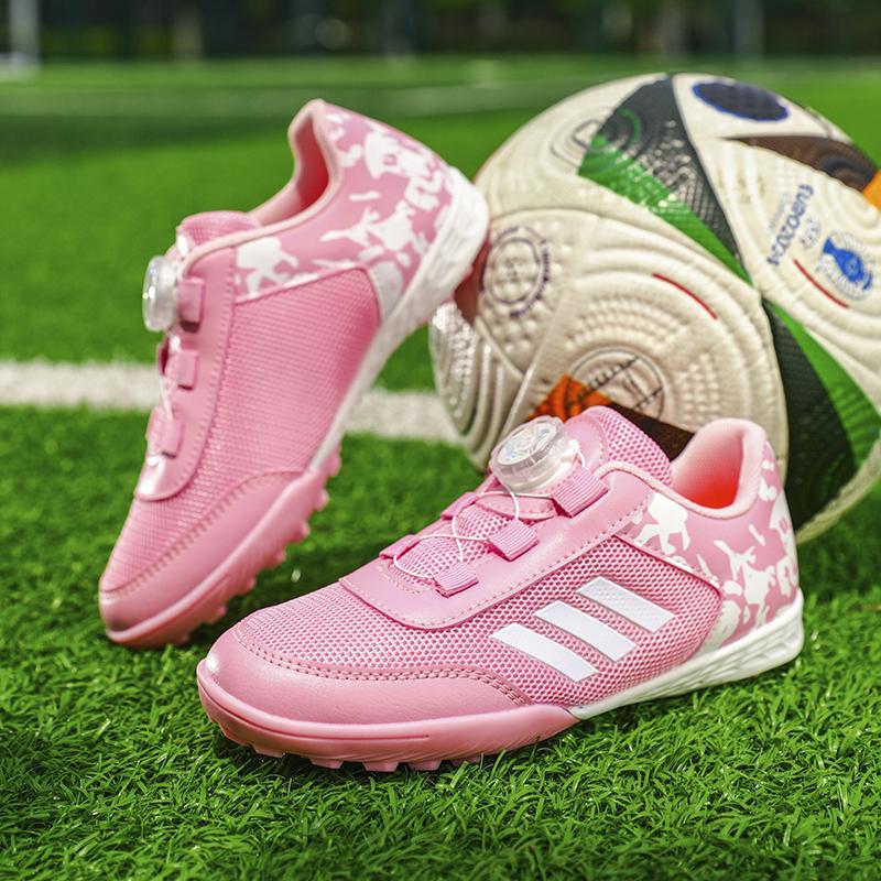 Personality Stylish and Comfortable Boys Girls Training Game Sneakers Indoor Outdoor Lawn Youth Student Soccer Shoes 29-39#