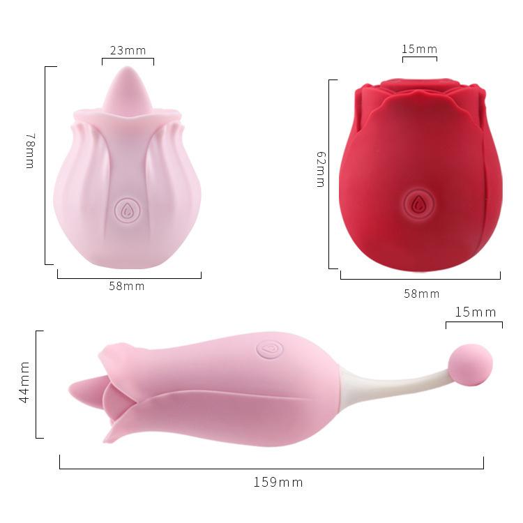 Rose Vibrators Sucking Powerful Vibator Clitoris Stimulation Vaginal Nipple
