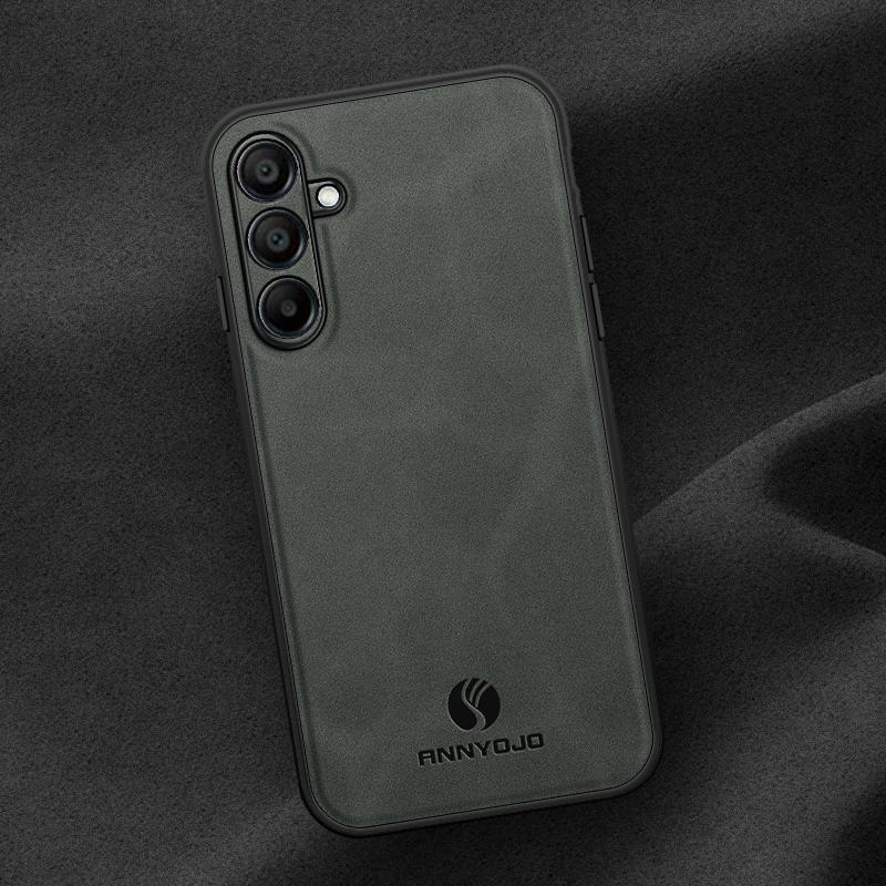 Anti-Fingerprint Thin Case for Samsung Galaxy A57 5G S26 Ultra A17 A56 A16 A36 A37 A15 A55 S25 FE S24 S23 Plus Leather Cover