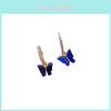 Elegant Alloy Butterfly Earrings Trendy Multicolor Fashion Jewelry For Women