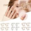 10 Stück Press-Nägel mit abnehmbaren Ringen, Falsche Nagelspitzen für DIY-Maniküre
