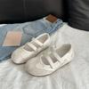 Damen Ballerinas 2026 Neue Mary Jane Netz Atmungsaktiv Mode Luxus Lässige Sneaker Bequem Rutschfest Damen Lässige Flats