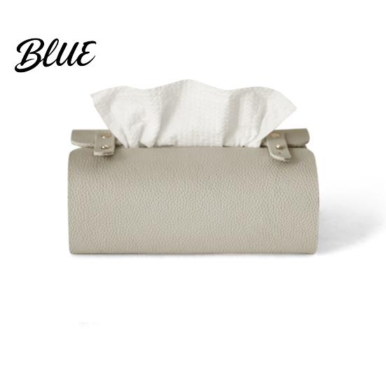 Household Tissue Box Faux Leather Box Minimalist Napkin Holder for Living Bedroom Container Room Desk Decorative Dispenser Cover Facial Tissues