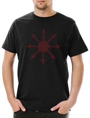 Chaos Vintage Symbol I Mens T Shirt Mens Womens Tees Top Goth Metal Cyber Hardcore Logo Gothic Punk