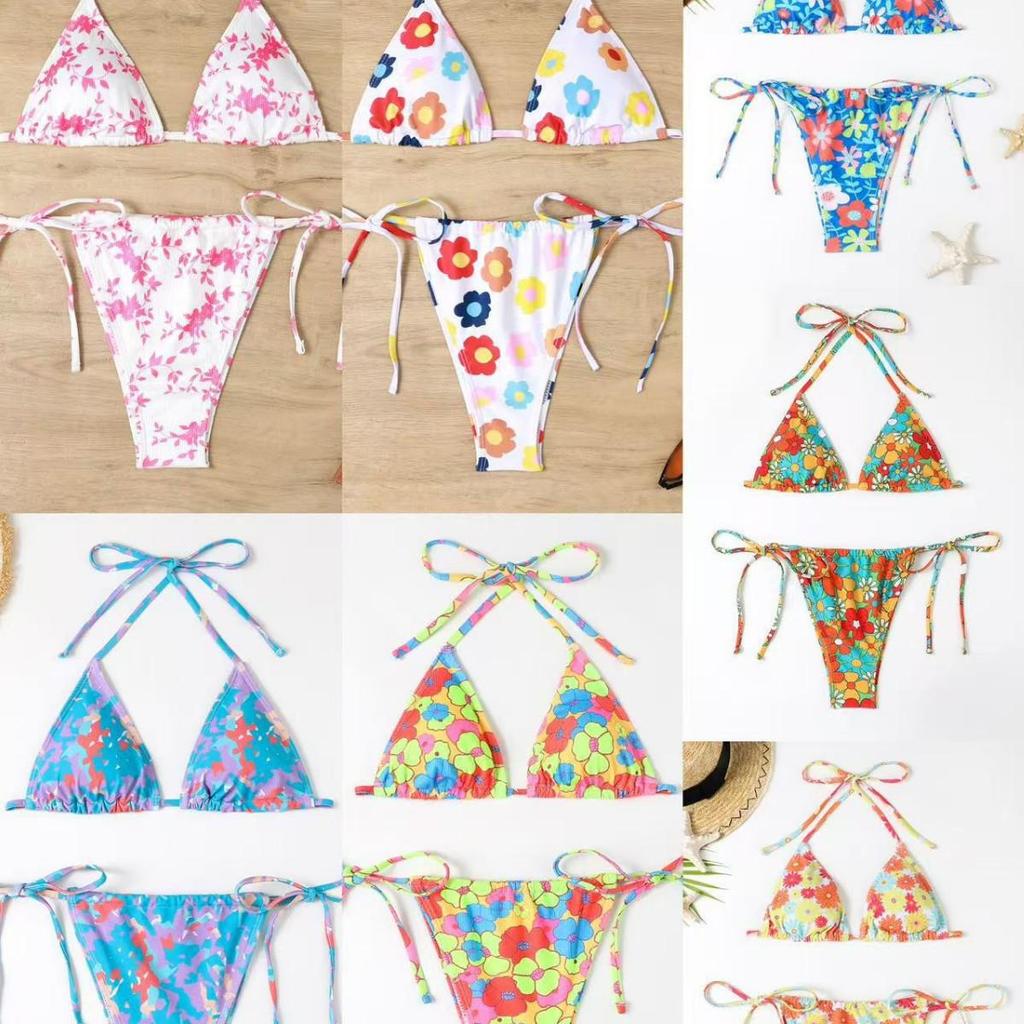 2024 Europäische & Amerikanische Sexy Split Bikini Bademode für Frauen