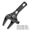 Adjustable Wrench Multi Functional Dual Use/Four Use Large Open End Wrench Household Open Bathroom Pipe Adjustable Wrench