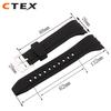 Für Seiko VELATURA/SRH Serie SPC007 Wasserdicht Schweißbeständig Silikon Outdoor Sport Gummi-Uhrenarmband Uhrenarmband Herren 26mm
