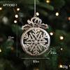 Silver Irregular Electroplated Christmas Tree Ornaments - Glossy Plastic Pendants In Stock