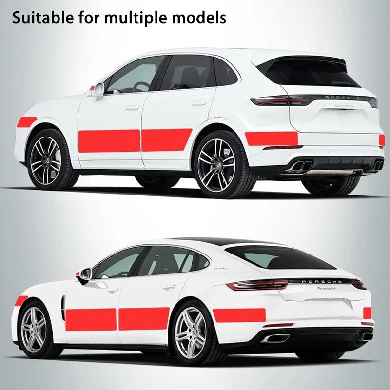 Waterproof Tape Car Sticker Paste Protective Strip Door Frame Side Mirror Carbon Fiber Masking Sealing Adhesives Sealers Home