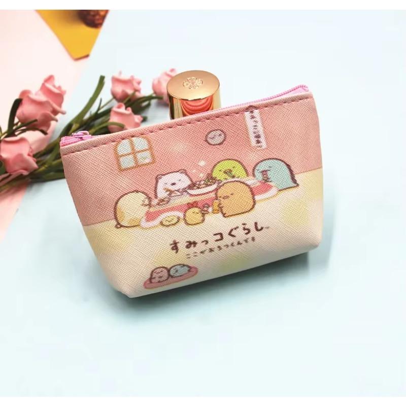 Kids Cute Creative PU Coin Purse Earphones Key Storage Bag Children's Coin Pouch Mini Wallet Cute Purse Cute Wallet