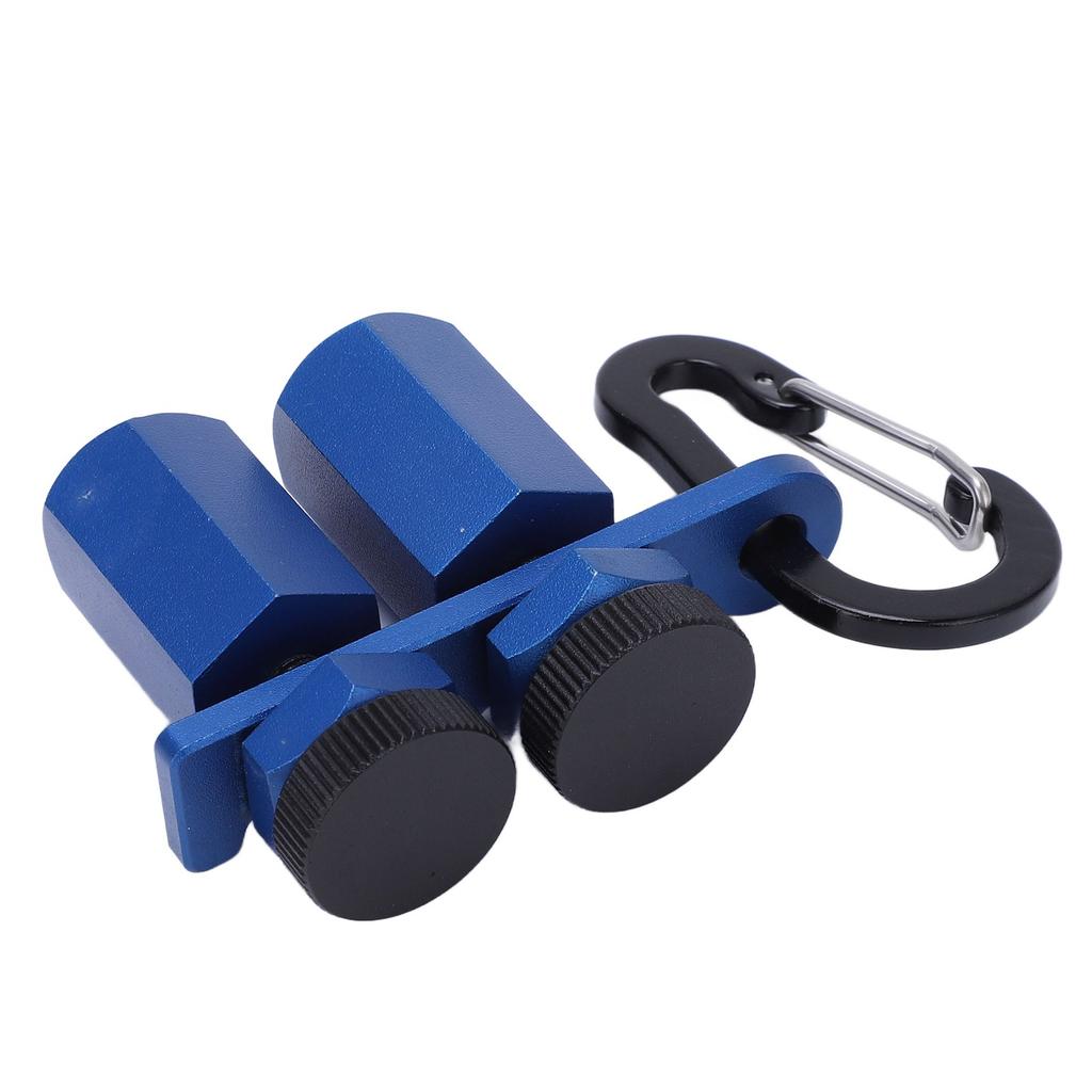 Stair Gauge Aluminum Alloy Hex Flat Gauge with Thumb Screw for Framing Square and Rafter