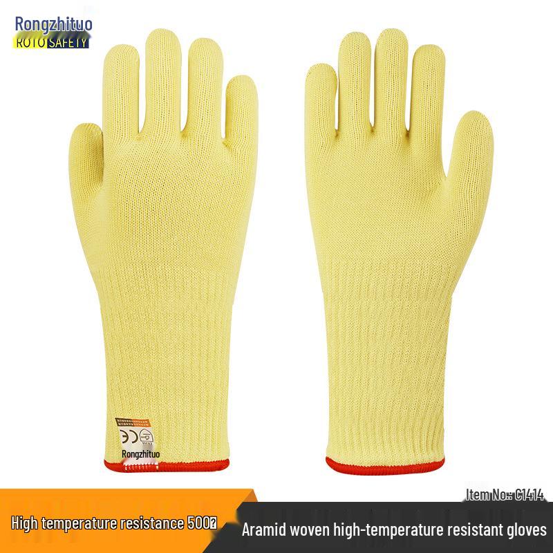 Ohnivzdorné Žáruvzdorné Flexibilní Aramidové Rukavice - Vysoká Teplota a Ochrana proti Řezu