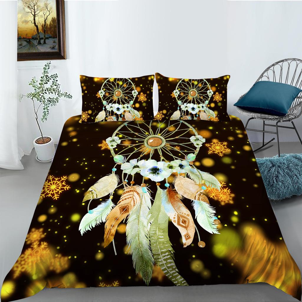 Wish A Bedding Two Or Three Piece Dream Catcher Series 3D Digital Printing Polyester
