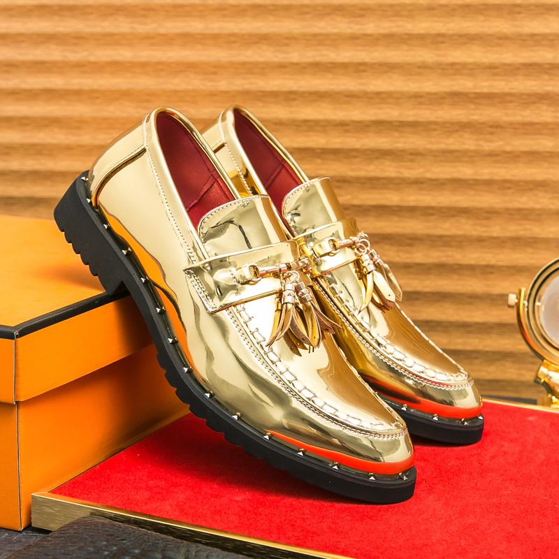 Fashionable Loafers Men PU Casual Versatile High-quality Formal Shoes Gentlemen's Social Shoes Size 38-46 Men Shoes