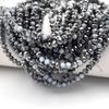 Crystal Beads 2 3 4 6 8mm Rondelle Loose Spacer Blue Glass Beads for Jewelry Making Bracelets Supplies Necklace DIY Accessories