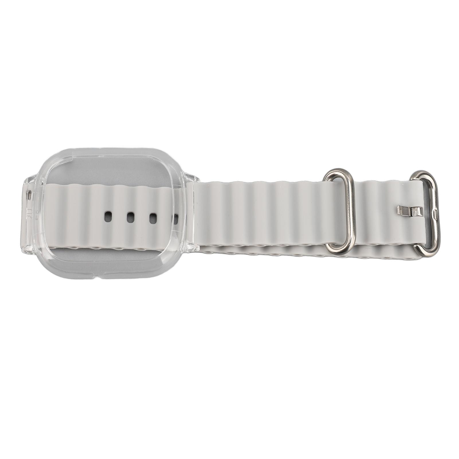 

Сменный ремешок для часов Watch 4, мягкий, регулируемый, прозрачный, быстросъемный, силиконовый, для часов Grey