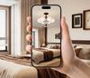 French Luxury Glass Chandelier - Modern Minimalist Lighting for Bedroom or Study