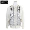 [Good condition/Domestic Regular/2011 Production] 3H2801D8 MARTIVS Silk Zip-up Blouson/ Jacket 34 White / blackUsed