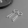 Titanium Steel High-end Style Earrings for Men, with Solon Ear Hooks.