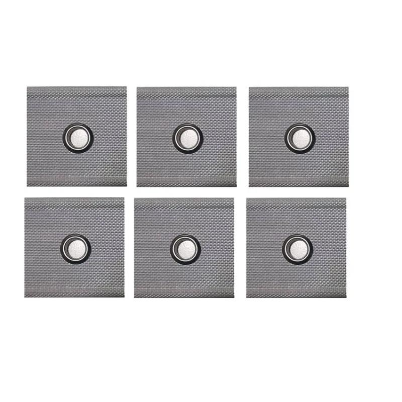 

6 шт./уп. RV Кемпер Тент Навес Кант Рейка Люверсы для Кантовой Рейки Кантовая Лента Крючки для Тента