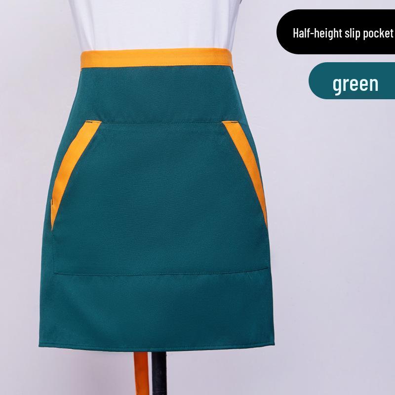 Multi-Color Anti-Stain Waist Apron for Waiters and Kitchen Staff