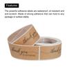 1 Roll Thank You for Your Purchase Stickers Adhesive Rectangle Gift Seal Labels for DIY Business Self-adhesive Paper Labels