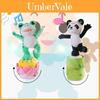 Cute Panda Frog Plush Toy Singing Dancing Recording Baby Stuffed Animal Toy