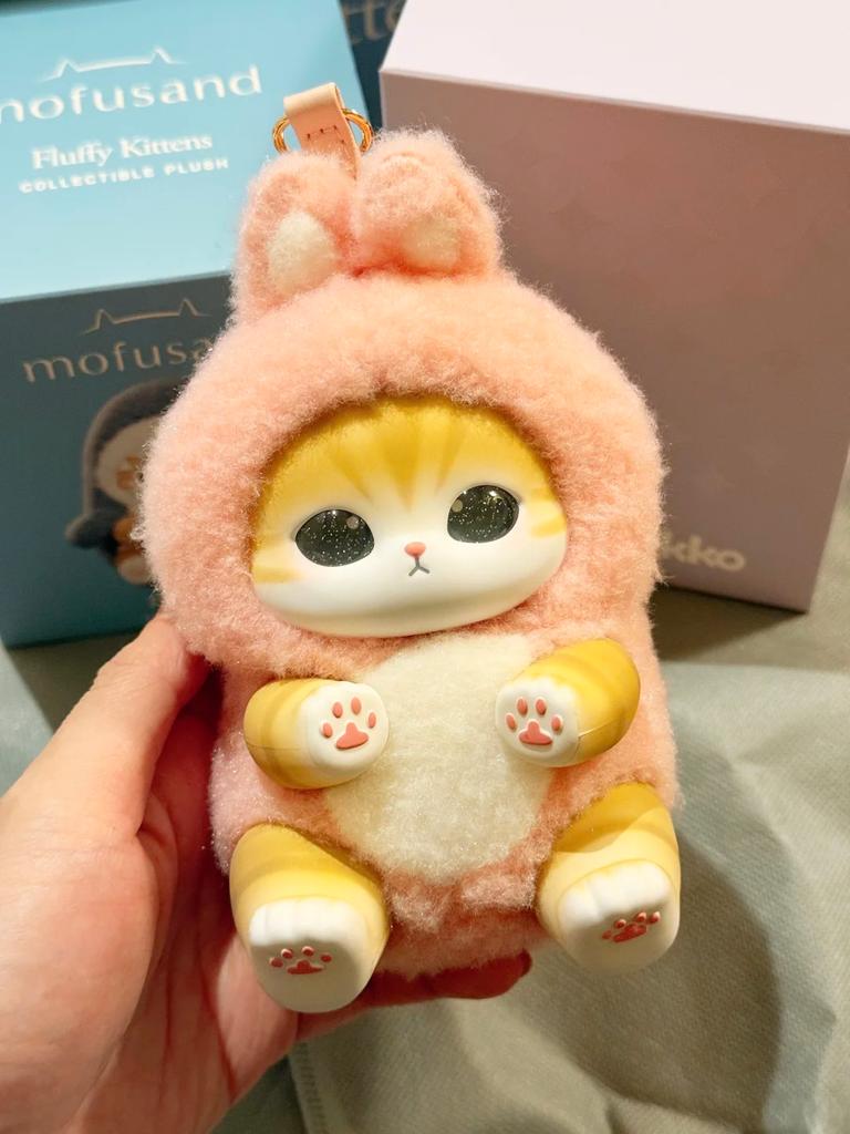 New Cute Cat Sparkling Shark Cat Series Blind Box Vinyl Plush Bag Decorative Surprised Box Girl Christmas Birthday Holiday Gift